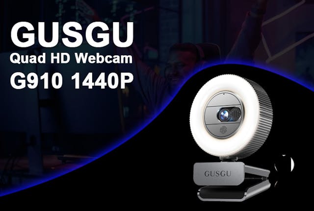 GUSGU G910 1440P Quad HD Webcam